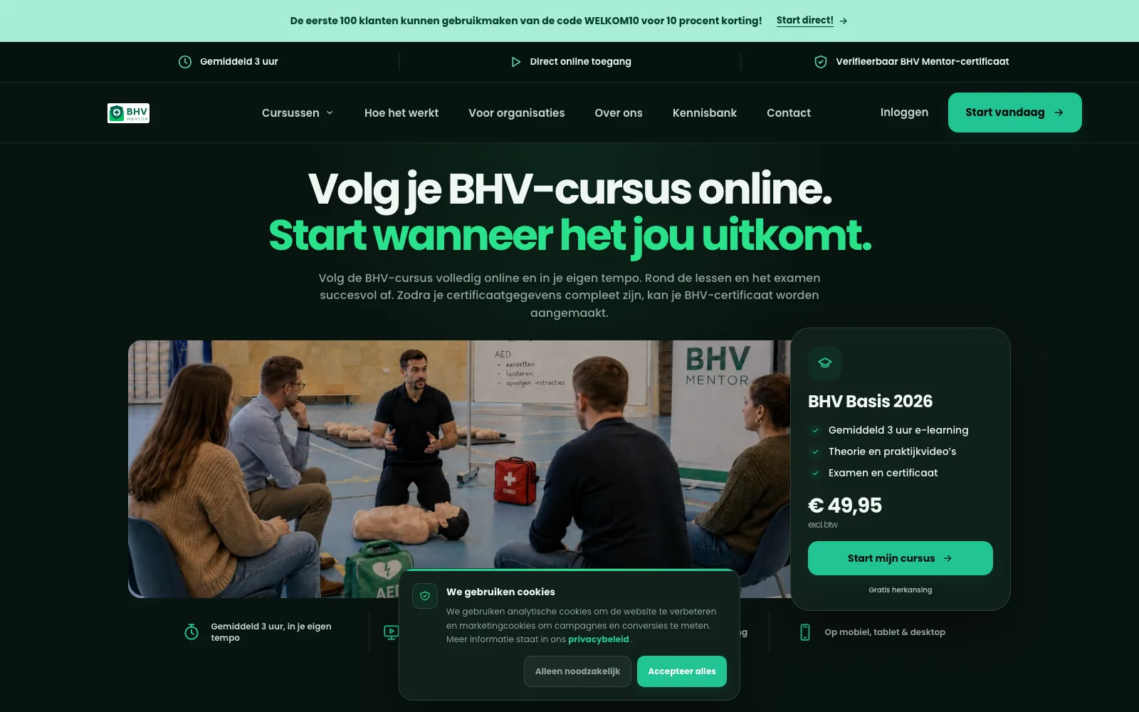 BHV Mentor platform